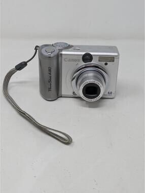 Canon PowerShot A80 4.0MP Digital Camera - Silver Tested